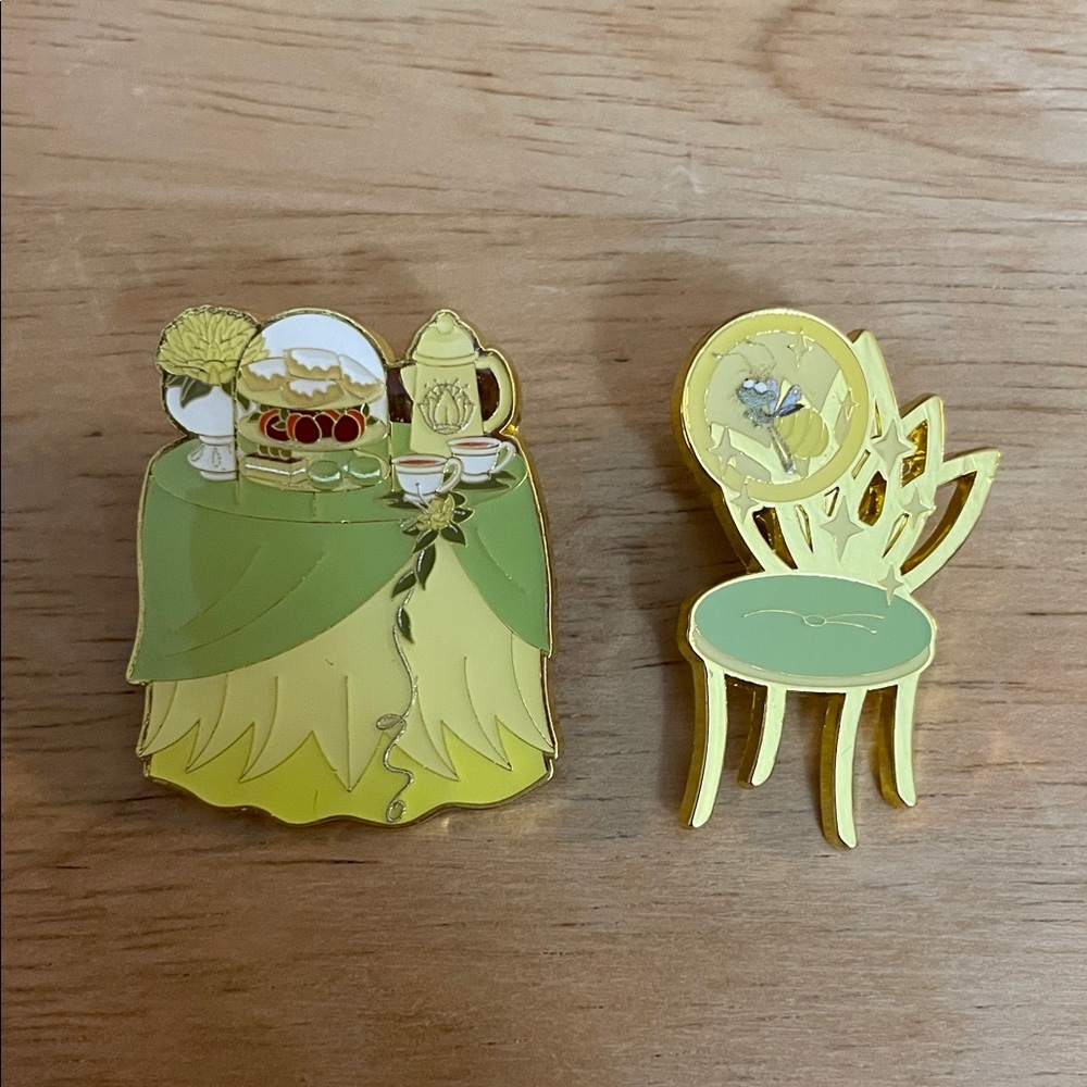 Boxlunch Disney Princess Tea Party Pin Set - Princess Tiana
